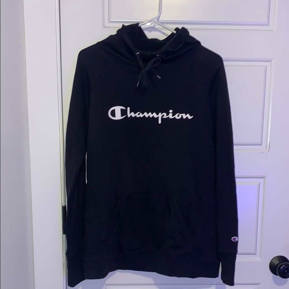 Champion Black Pullover Hoodie